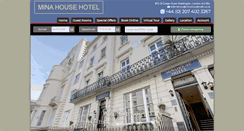 Desktop Screenshot of minahousehotel.co.uk